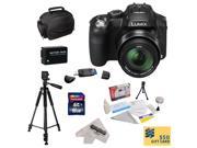 Panasonic Lumix DMC-FZ200 Digital Camera with 3-Inch LCD With Best Value Accessory Kit Includes 16GB High-Speed SDHC Card + Card Reader + Extra Battery + Deluxe