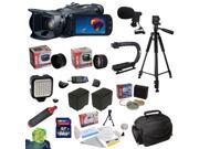 Canon VIXIA HF G30 Full HD Camcorder plus Ultimate Accessory Kit: 64GB High-Speed SDHC Card + 58MM 3 Piece Pro Filter Kit (UV, CPL, FLD) + 0.43x HD II Wide Angl