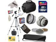 Ultimate Accessory Kit for Canon HF M30 M31 M32 M300 HFM30 HFM31 HFM32 HFM300 HF10 HF11 HF20 HF100 HF200 HG20 Video Camera Camcorder Includes - 32GB High-Speed