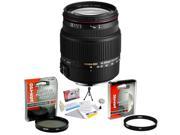 Sigma Zoom Super Wide Angle 18-200mm f/3.5-6.3 DC OS HSM (Optical Stabilizer) Lens for Nikon + Opteka UV Filter + Opteka CPL Filter + Opteka 5 Piece Cleaning Ki