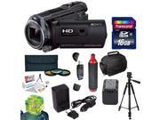 Sony HDR-PJ650 HD Camcorder/Projector with Best Value Accessory Kit Includes - 16GB High Speed Error Free SDHC Memory Card + SDHC Card Reader + 46MM 3 Piece Pro