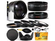 10 Piece Ultimate Lens Package For the Nikon 1 AW1 J1 J2 V1 V2 S1 J3 Includes .43x High Definition II Wide Angle Panoramic Macro Fisheye Lens + 2.2x Extreme Hig