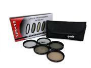 Opteka 46mm High Definition II Professional 5 Piece Filter Kit includes UV, CPL, FL, ND4 and 10x Macro Lens For Fujifilm S700 S5700 S5800