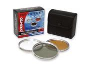 Opteka HDA 3 Piece (UV, PL, FL) Filter Kit for Nikon Coolpix P6000 Digital Camera