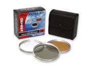 Opteka HD2 3 Piece (UV, PL, FL) Filter Kit for Canon PowerShot A570 A590 IS Digital Camera