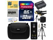 Must Have Accessories Bundle Kit for Sony Alpha A230, A290, A330, A380, A390 DSLR Digital Camera includes 32GB Class 10 SDHC Memory Card + Replacement (1500mAh)