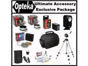Ultimate Accessory Package For The Sony DCR-SR68 DCR-SR88 Sony HDR-CX110 CX150 CX300 CX350 CX500v CX550v XR150 XR350V XR550V Package Includes extended Life 5 Ho