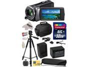 Sony HDR-CX200 HD Handycam Camcorder with 47stPhoto Must Have Accessory Kit Includes - 32GB High-Speed SDHC Card + Card Reader + Opteka NP-FV70 2500mAh Ultra Hi