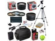 Must Have Accessory Kit For Canon EOS Rebel XSi XS T1i 450D 500D 1000D Kiss F X2 X3 DSLR Digital Camera includes - 52mm 3 Piece Pro Filter Kit (UV, CPL, FLD) +