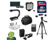 Must Have Accessory Kit for the Sony NEX-VG30 Camcorder Includes 32GB High-Speed Error-Free SD Memory Card + SD Card Reader + 58MM 3 Piece Pro Filter Kit (UV, C