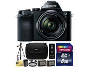 Sony a7K A7 Full-Frame DSLR 24.3 MP Interchangeable Digital Lens Camera FE 28-70mm f/3.5-5.6 OSS Lens with Beginner Accessories Bundle Kit includes 8GB Class 10