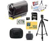Sony HDR-AS30V HD POV Action Camcorder with Best Value Accessory Kit Includes - 16GB Micro SD Card + Card Reader + High Capacity Li-ion Battery + Hard Shell Car