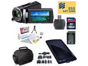 Sony HDR-PJ210 Digital HD Camcorder with Ultimate Accessory Kit - Includes 32GB High-Speed SDHC Memory Card + Card Reader + Replacment Sony FV100 4200mAh Batter