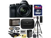 Sony a7K A7 Full-Frame DSLR 24.3 MP Interchangeable Digital Lens Camera with FE 28-70mm f/3.5-5.6 OSS Lens with Amateur Accessories Bundle Kit includes 64GB Cla