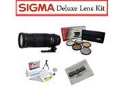 Sigma Lens Bundle for Canon Featuring Sigma 120-300mm f/2.8 AF APO EX DG OS HSM Lens, Opteka Pro 5 Piece Filter Kit and More