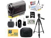 Sony HDR-AS30V HD POV Action Camcorder with 47stPhoto Must Have Accessory Kit Includes - 32GB High-Speed SDHC Card + Card Reader + NP-BX1 1400mAh Li-ion Battery