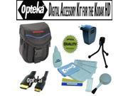 Opteka Professional Digital Accessory kit for the Kodak PLAYTOUCH, Zi8, Zx1, PLAYSPORT, ZxD Compact HD video camcorder includes Opteka cleaning kit, Vanguard Sy