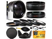 10 Piece Ultimate Lens Package For the Canon PowerShot GX1 Digital Camera Includes .43x High Definition II Wide Angle Panoramic Macro Fisheye Lens + 2.2x Extrem