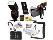 Power Zoom DSLR Wireless i-TTL Flash Kit for The Nikon D3100, D3200, D5100, D5200, & D5300 Digital SLR Cameras Includes Vivitar Series 1 DF-583 Power Zoom DSLR