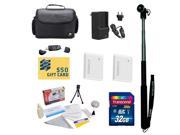 47th Street Photo Best Value Point & Shoot Ultimate Accessory Kit for Canon PowerShot SX600 Digital Camera Includes 2 Extended Replacement NB-6L Battery + AC/DC