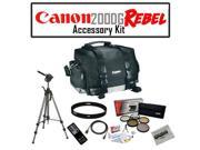 Canon 200DG Digital Camera Gadget Bag Accessory Kit with Opteka OPT-7000 Professional Photo / Video 70