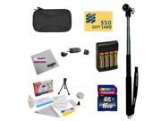47th Street Photo Best Value Point & Shoot Essential Accessory Kit for Canon PowerShot SX160 Digital Camera Includes Extended Life High Capacity 4x AA Rechargab