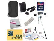 47th Street Photo Best Value Point & Shoot Essentials Accessory Kit for Canon PowerShot Elph 510 SD450 Digital Camera Includes Extended Replacement NB-9L Batter