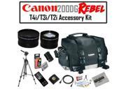 Canon 200DG Digital Camera Gadget Bag Accessory Kit with Opteka OPT-7000 Professional Photo / Video 70
