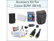 Advanced Accessory Kit With 16GB SDHC High Speed Memory Card, High Capacity NB-5L Replacement Battery, Vanguard Sydney-6B Compact Digital Camera Bag, 5 Foot Gol