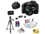 Panasonic Lumix DMC-FZ70 Digital Camera with 3-Inch LCD With Best Value Accessory Kit Includes 16GB High-Speed SDHC Card + Card Reader + Extra Battery + Deluxe