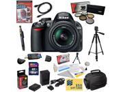 Nikon D3100 Digital SLR Camera with 18-55mm NIKKOR VR Lens With 47th Street Photo Best Value Accessory Kit - Includes 16GB Transcend High Speed Memory Card + Ca