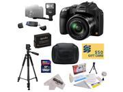 Panasonic Lumix DMC-FZ70 Digital Camera With Advanced Accessory Kit Includes 64GB High Speed Memory Card + Card Reader + Extended Life Battery + Battery Charger