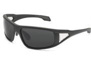 Bolle Diablo Sunglasses, Satin Dark Gray Frame, Polarized TNS Lenses