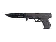 Tac Force Speed Assist Fold Knife 4.50in, Black Ss A/o Ps Blade, Black Alum. Han