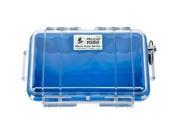 Pelican 1050 Micro Dry Case Snorkelers Kayakers Blue w clear lid