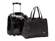 Travelon Wheeled Underseat Carry-On With Back-Up Bag