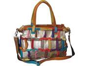 Amerileather Rainbow Ringlet Handbag