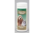 NaturVet???s Herbal Flea Powder is a natural combination of Rosemary and Cedar Oil which helps to repel fleas and flies while deodorizing with a fresh herbal fragrance