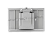 UPC 032664542893 product image for Cooper Wiring Devices S1951W Non-Metallic Weatherproof Receptacle Cover 1-Gang, | upcitemdb.com