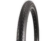 Kenda K123 Black Street BMX Bicycle Tire 24 x 1.75 Black Black Side Wall 24 x 1.75