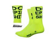 DeFeet AirEator HiTop Do Epic Sh*! Cycling/Running Socks - 