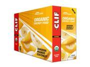 Clif Bar Organic Energy Food Fruit Flavors Box of 6 Banana Mango with Coconut
