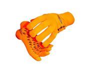 DeFeet DuraGlove ET Cycling Running Training Gloves GLVET Hi Vis Orange ET XS