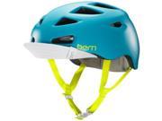 UPC 843990065815 product image for Bern 2015 Women's Melrose Summer Bike Helmet w/Visor (Satin Teal Blue w/ Flip Vi | upcitemdb.com