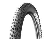 Michelin WildRock R2 Gum X Advanced Tubeless Ready Mountain Bicycle Tire Black 26 x 2.35