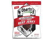 Oberto All Natural Spicy Sweet Beef Jerkey 3.25 oz 1467