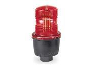 FEDERAL SIGNAL Low Profile Warning Light Strobe Red LP3P 120R