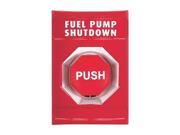 Fuel Pump Shutdown Push Button Red ADA