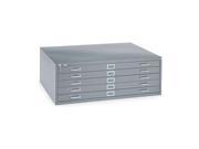 Flat File Cabinet Gray Steel