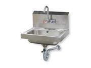 Handwash Sink 20ga Single SS Wall Mount